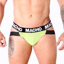 MACHO - MX28FA JOCK AMARILLO NEON M MACHO UNDERWEAR