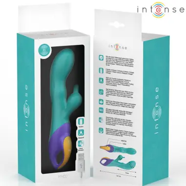 Fred Vibrador Recargable Rabbit Azul - Sumergible | Intense