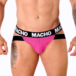 MACHO - MX28FR JOCK ROSA NEON L MACHO UNDERWEAR