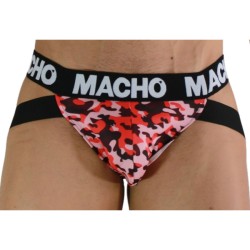 MACHO - MX28MR JOCK MILITAR ROJO M MACHO UNDERWEAR