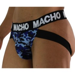 MACHO - MX28MA JOCK MILITAR AZUL M MACHO UNDERWEAR 2