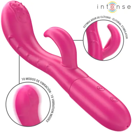 Amara Vibrador con Lengua Estimuladora 10 Vibraciones Rosa