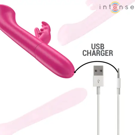 Julieta Vibrador Rabbit 18,6 cm 10 Vibraciones Rosa