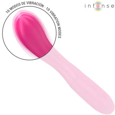 Lisette Vibrador 19 cm Flexible 10 Vibraciones Rosa