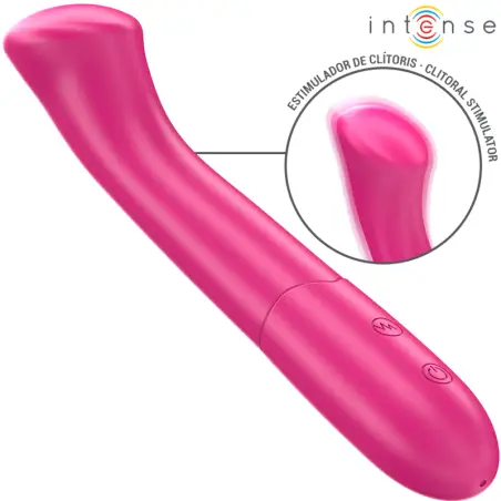 Paty Vibrador 19 cm Flexible 10 Vibraciones Modelo 2 Rosa