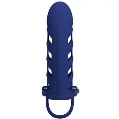 Altaf Anillo Vibrador con Funda de Silicona Azul