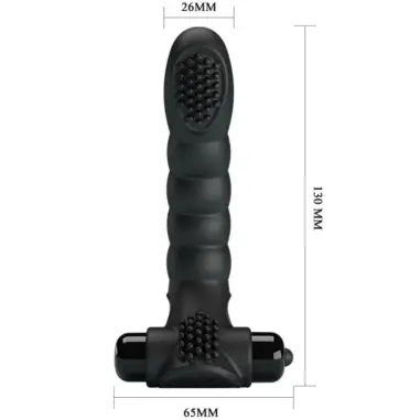 Alexander Vibrador de Dedo 10 Vibraciones Negro - 10 Modos