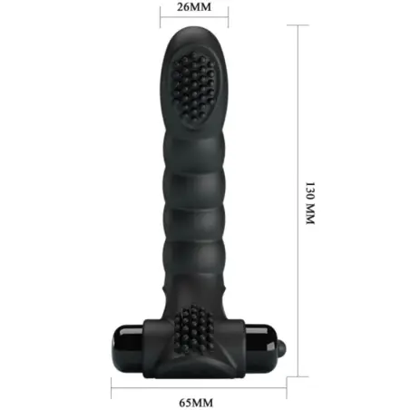Alexander Vibrador de Dedo 10 Vibraciones Negro - 10 Modos
