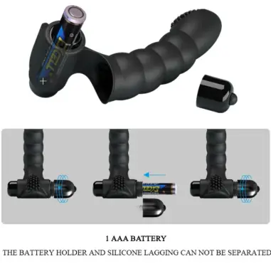 Alexander Vibrador de Dedo 10 Vibraciones Negro - 10 Modos