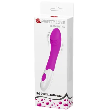 Elemental Vibrador 30 Modos de Vibración Morado - 30 Modos