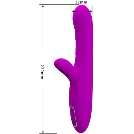 Angelique Vibrador Multifunción + Estimulador de Clítoris