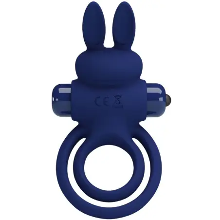 Darey Doble Anillo Vibrador Rabbit Azul | Pretty Love