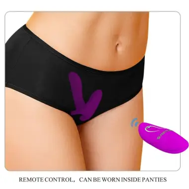 Masajeador & Vibrador 12 Vibraciones Control Remoto Morado