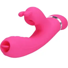 PRETTY LOVE - PHOENIX VIBRADOR RABBIT MULTIFUNCIÓN ROSA 2