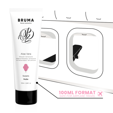 BRUMA - GEL DESLIZANTE CON ALOE VERA SABOR A NUBE 100 ML BRUMA