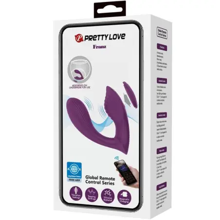 Franz Masajeador & Vibrador APP Gratutita Morado
