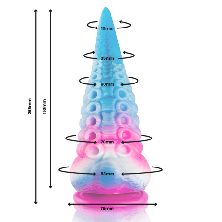EPIC - PHORCYS DILDO TENTÁCULO AZUL TAMAÑO GRANDE EPIC