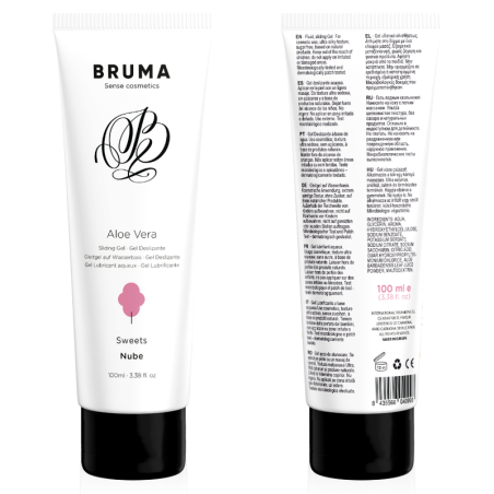 BRUMA - GEL DESLIZANTE CON ALOE VERA SABOR A NUBE 100 ML BRUMA