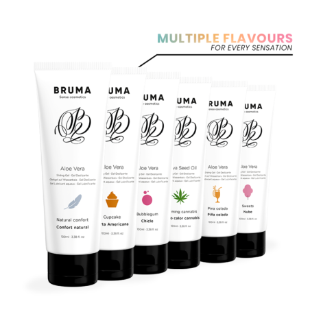 BRUMA - GEL DESLIZANTE CON ALOE VERA SABOR A NUBE 100 ML BRUMA