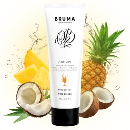 BRUMA - GEL DESLIZANTE CON ALOE VERA SABOR A PIÑA COLADA 100 ML BRUMA