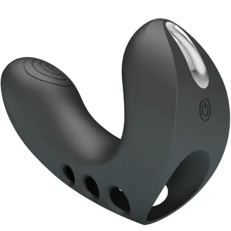Camelia Vibrador de Dedo 7 Vibraciones Negro | Pretty Love