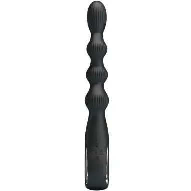 Federer Vibrador Anal 12 Vibraciones Negro | Pretty Love