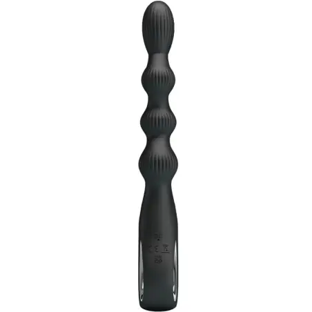 Federer Vibrador Anal 12 Vibraciones Negro | Pretty Love