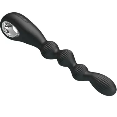 Federer Vibrador Anal 12 Vibraciones Negro | Pretty Love