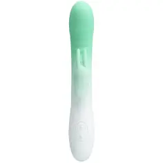 PRETTY LOVE - CERBERUS VIBRADOR RABBIT 3O VIBRACIONES VERDE 2