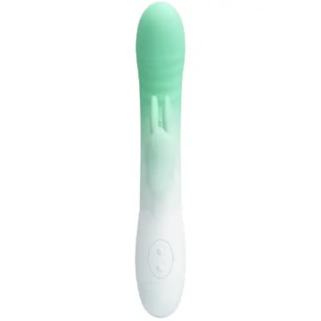 Cerberus Vibrador Rabbit 3O Vibraciones Verde | Pretty Love