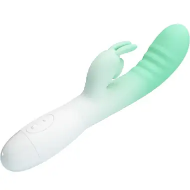Cerberus Vibrador Rabbit 3O Vibraciones Verde | Pretty Love