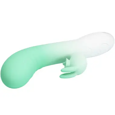 Cerberus Vibrador Rabbit 3O Vibraciones Verde | Pretty Love