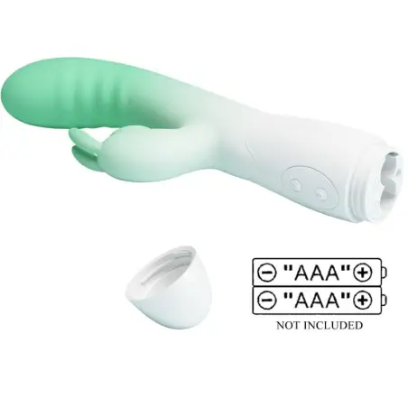 Cerberus Vibrador Rabbit 3O Vibraciones Verde | Pretty Love