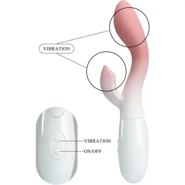 Brighty Vibrador Punto G + Estimulador Clítoris - 30 Modos