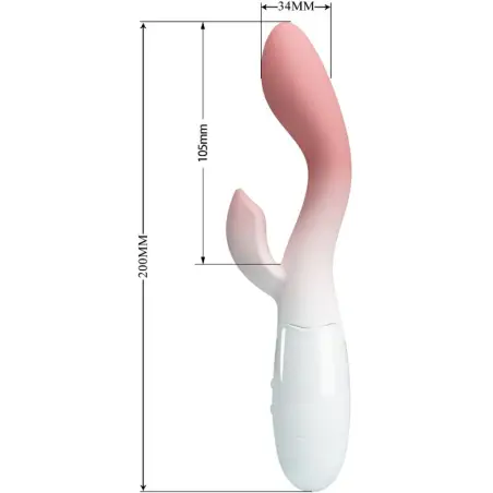 Brighty Vibrador Punto G + Estimulador Clítoris - 30 Modos