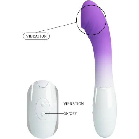 Elemental Vibrador Punto G 30 Vibraciones Morado - 30 Modos