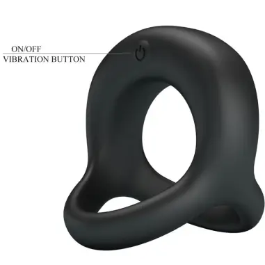 Elliott Anillo Vibrador Negro - 10 Modos | Pretty Love