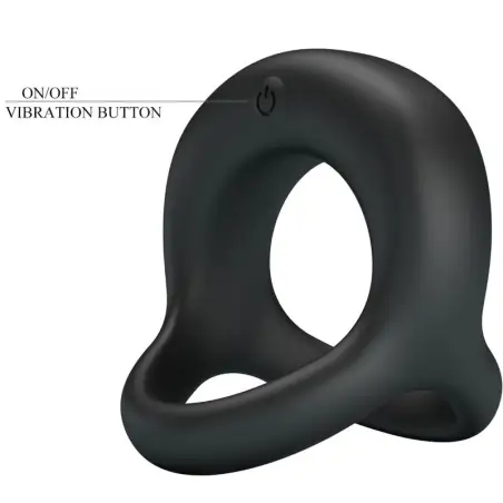 Elliott Anillo Vibrador Negro - 10 Modos | Pretty Love