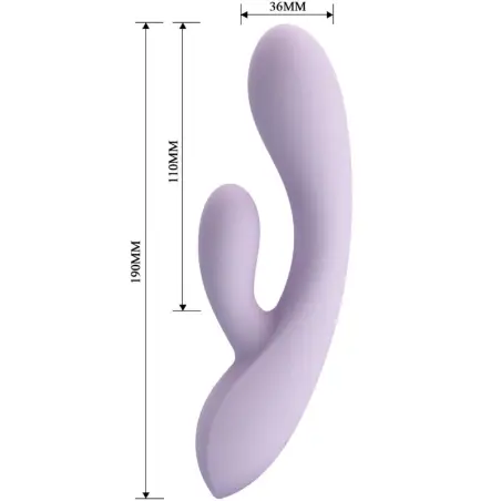 Rosolyn Vibrador Rabbit 10 Vibraciones Morado | Pretty Love