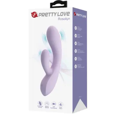 Rosolyn Vibrador Rabbit 10 Vibraciones Morado | Pretty Love