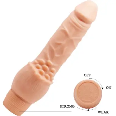 Barbara Vibrador Realístico 19.5 cm Natural | Baile