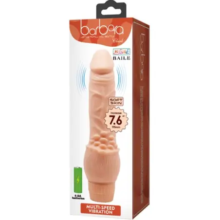 Barbara Vibrador Realístico 19.5 cm Natural | Baile