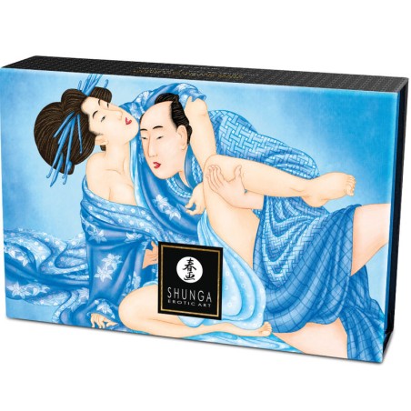 SHUNGA - KIT POLVOS DE MASAJE COMESTIBLE COCO 
