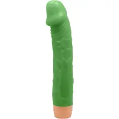 BAILE - BILL VIBRADOR REALÍSTICO 22.5 CM VERDE 2