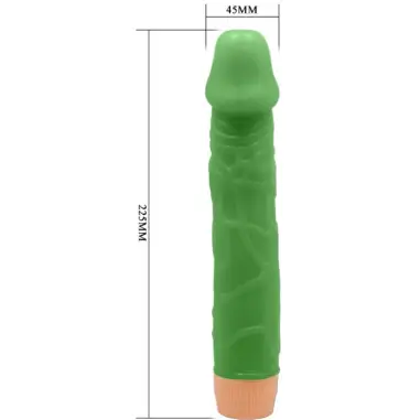 Bill Vibrador Realístico 22.5 cm Verde | Baile