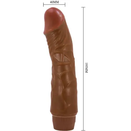 Jeff Vibrador Realístico 19.5 cm Mulato | Baile
