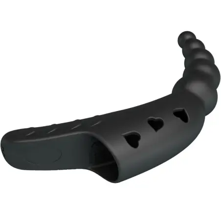 Jordin Vibrador de Dedo 10 Vibraciones Negro | Pretty Love