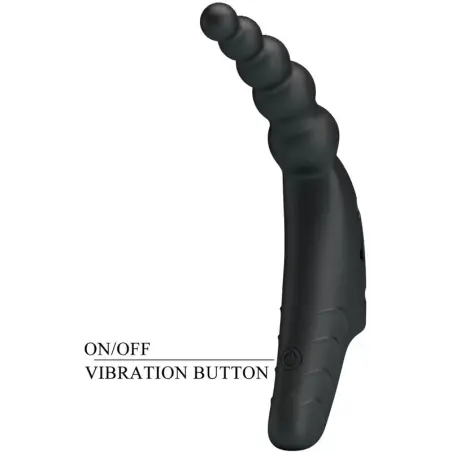 Jordin Vibrador de Dedo 10 Vibraciones Negro | Pretty Love
