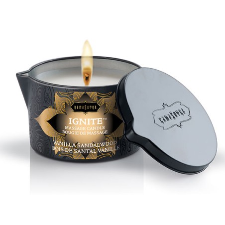 KAMASUTRA - VELA DE MASAJE VAINILLA Y SANDALO 170 GR KAMASUTRA  COSMETICS