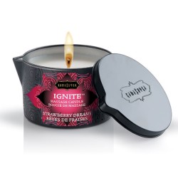 KAMASUTRA - VELA DE MASAJE SUEÑOS DE FRESA 170 GR KAMASUTRA  COSMETICS